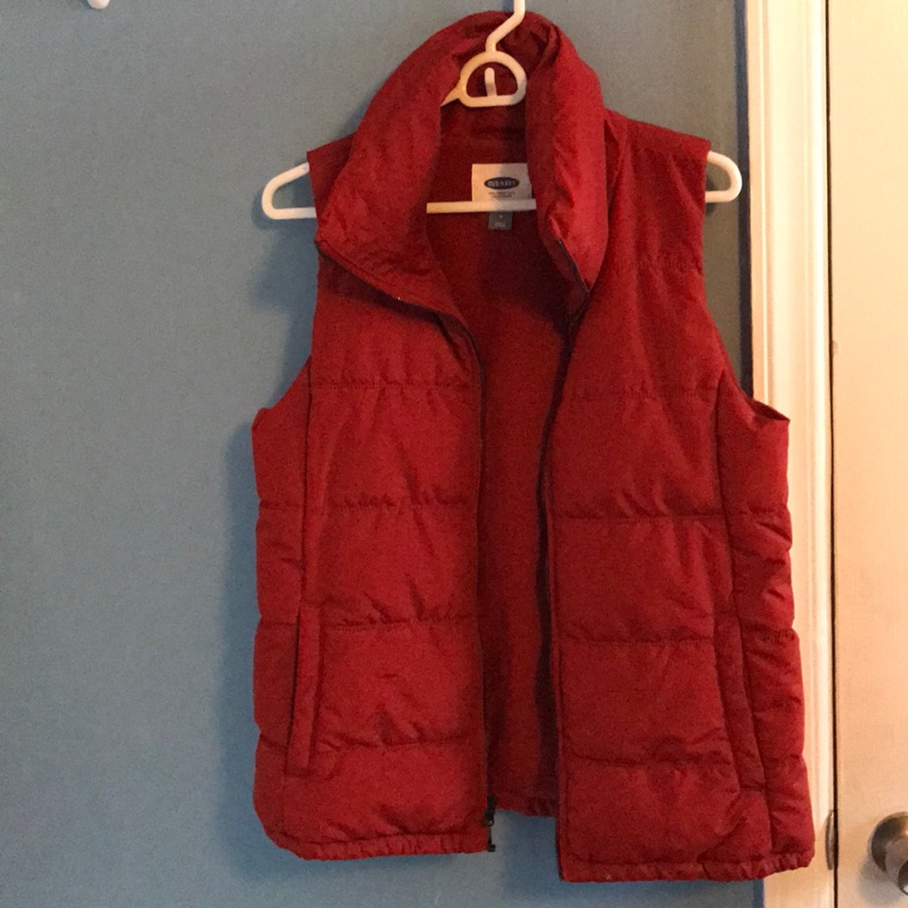 Burnt orange vest